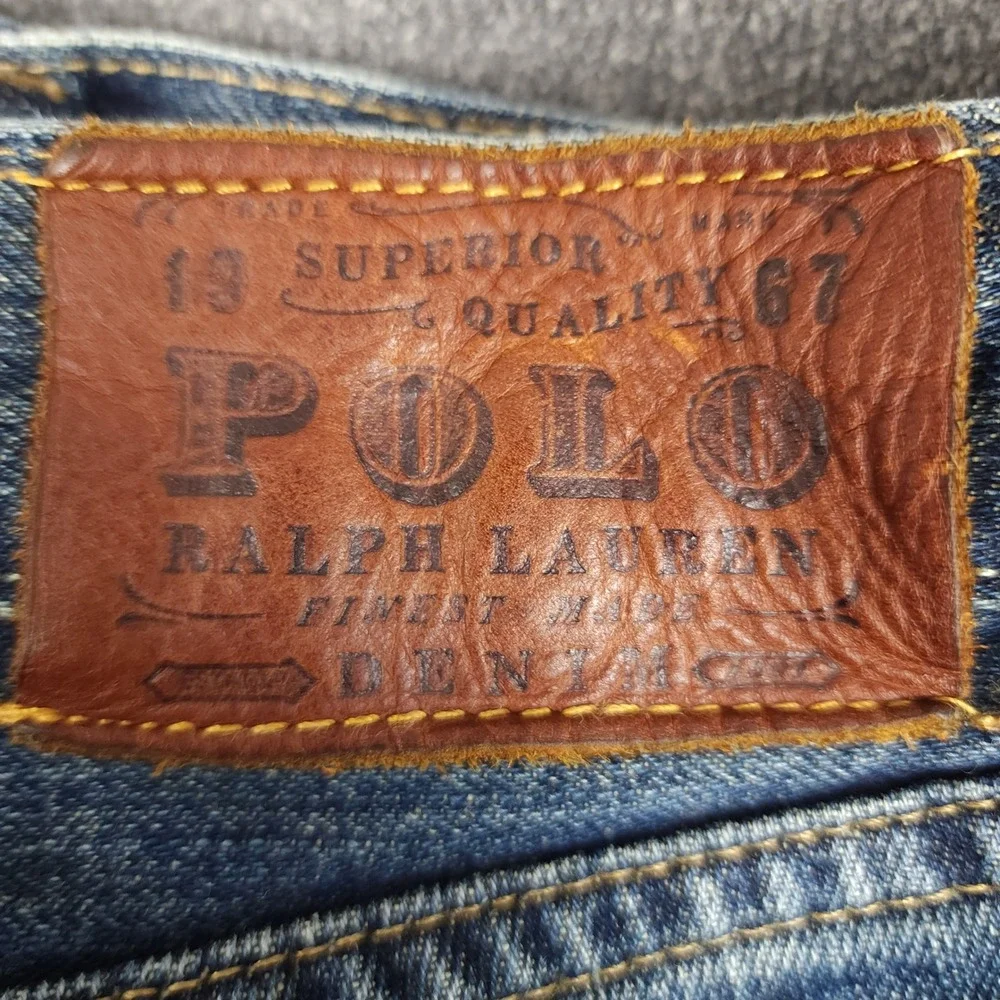 Polo Ralph Lauren Classic Fit Authentic Denim Jeans Mens 35 32‎ Blue Cotton